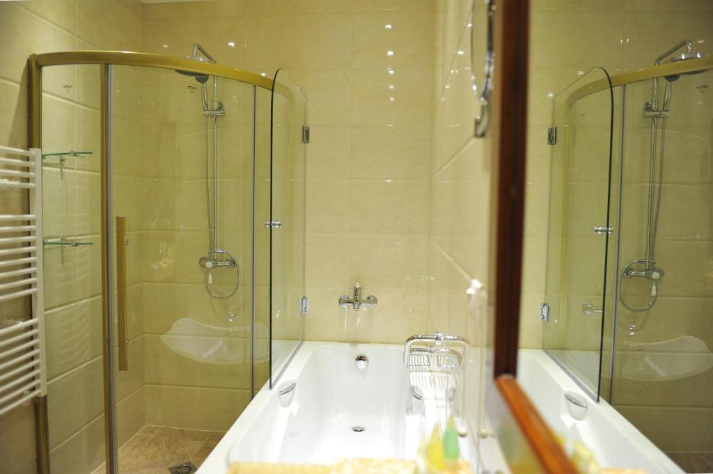 Park Hotel สตาราซาโกรา ห้อง รูปภาพ A shower enclosure